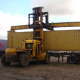 40 ft container handling & stacking